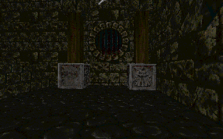 Sewer grate texture and pillars.