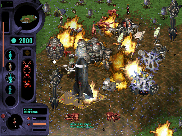 The Specialist selected here is called a "Shepherd" - what is known in the final game as a Ranger. Its abilities shown here also use very different icons to the final game's