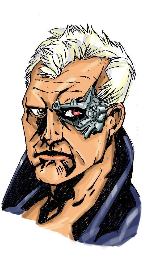 Gunther Hermann, with augmented eye.