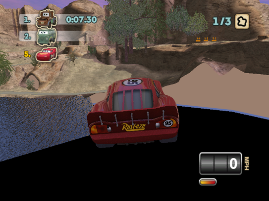 The terrain-erasing graphical glitch. The terrain-erasing graphical glitch.