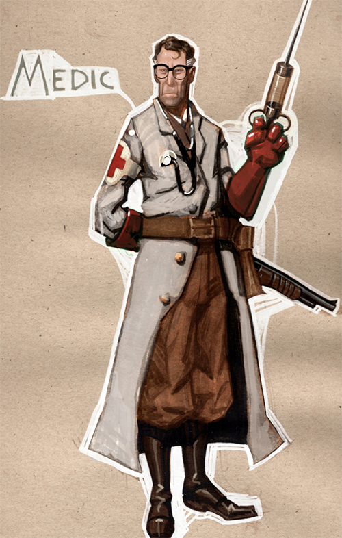 Medic Concept Art. Medic Concept Art.
