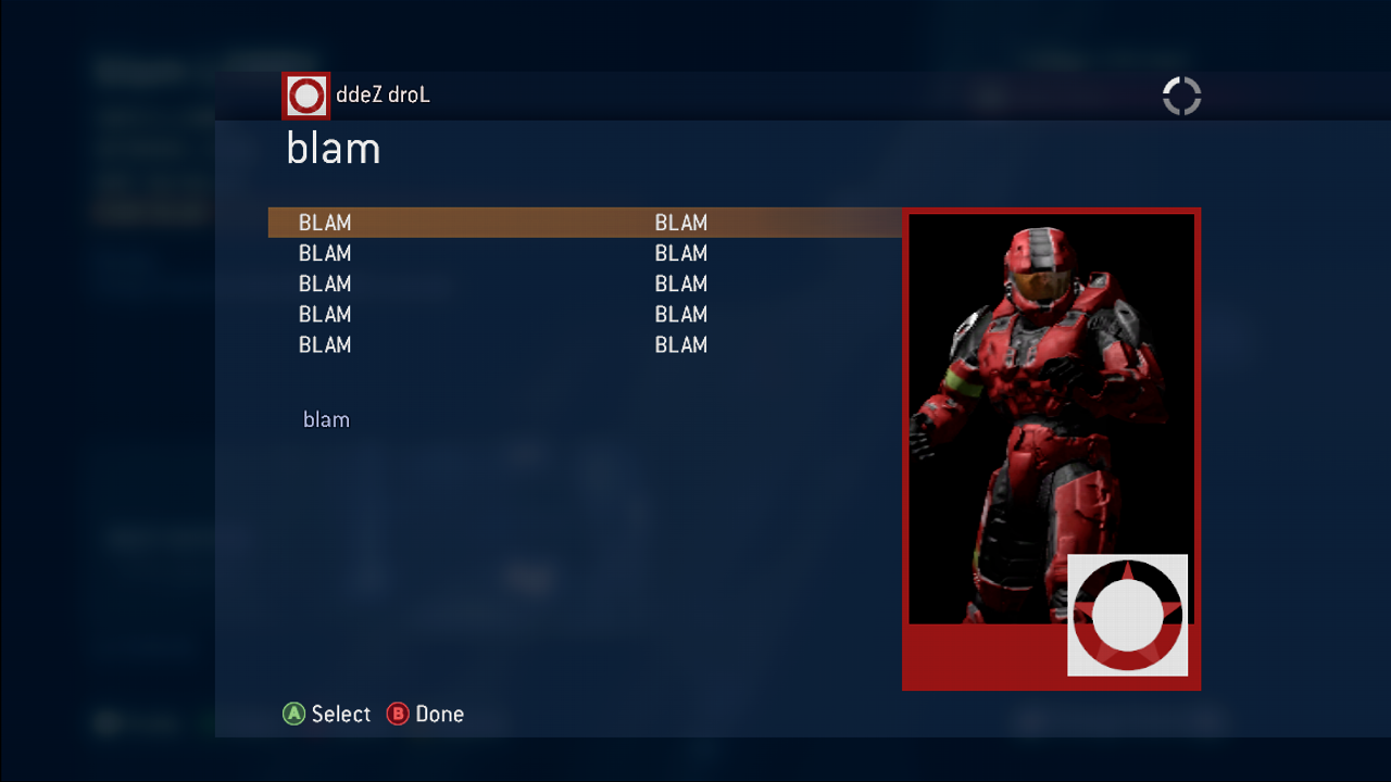 Armor Menu Armor Menu