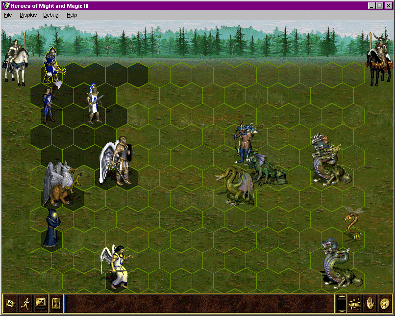 Female Overlord Hero is another prove, that every hero class was planned to have both male and female versions. Next version of interface and buttons.