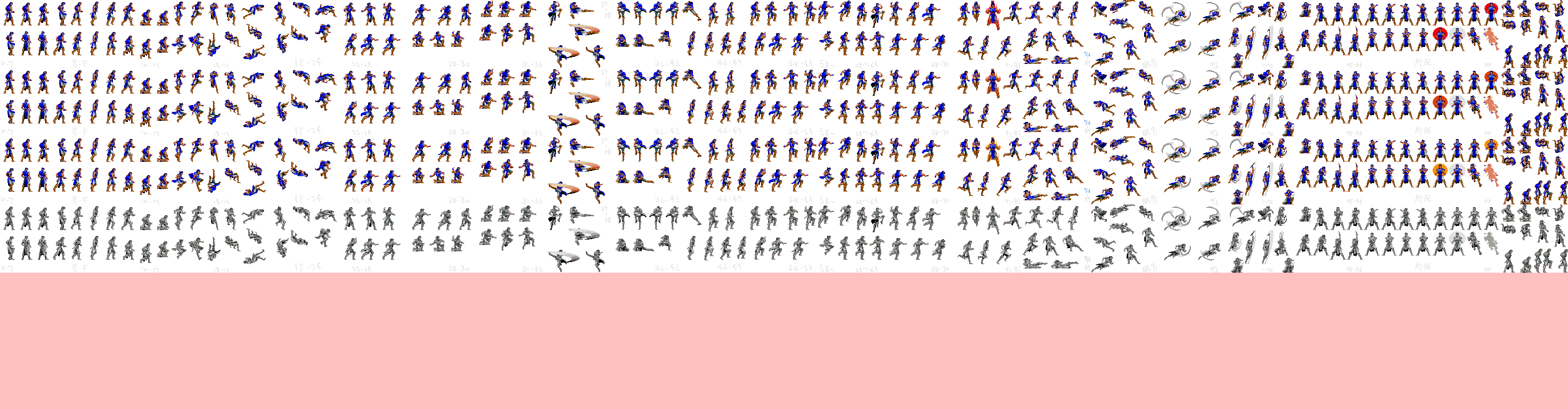 Complete sprite dump of Richter.