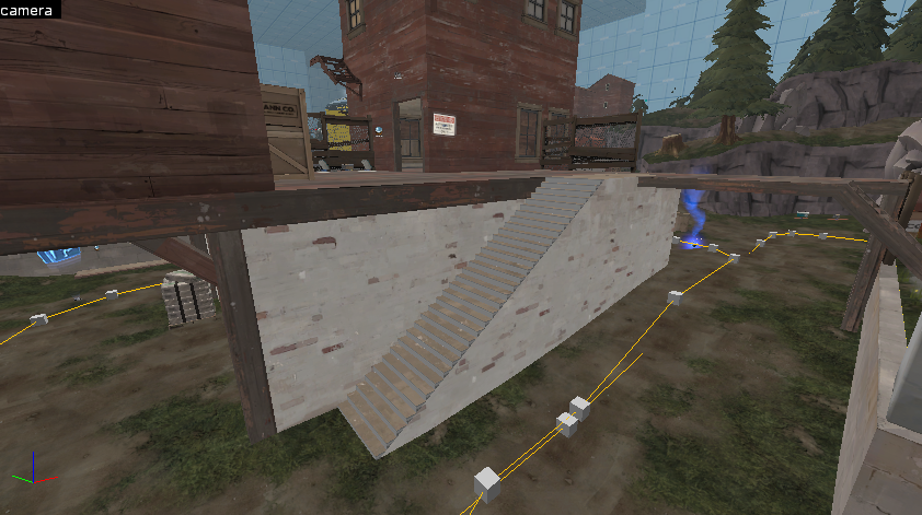 A cut staircase A cut staircase