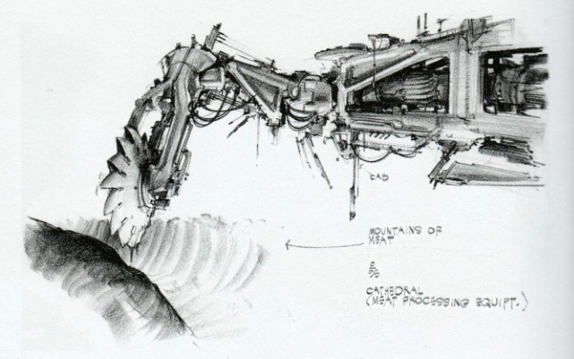 Giant Meat Saw. Giant Meat Saw.