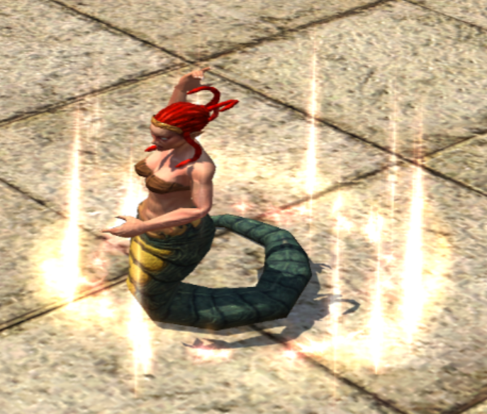 Rumour Gorgon minion mesh in the Editor Rumour Gorgon minion mesh in the Editor
