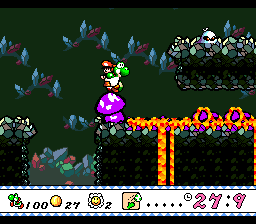 Lava and vivid violet mushrooms. Lava and vivid violet mushrooms.