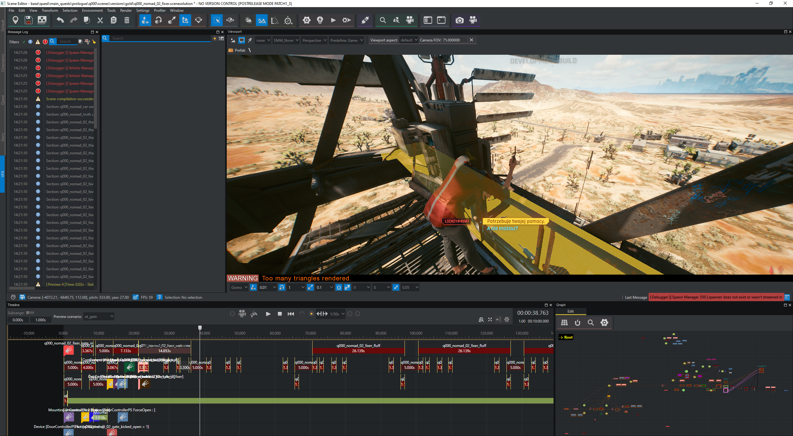 Default view of the VFX tab in the editor. Default view of the VFX tab in the editor.