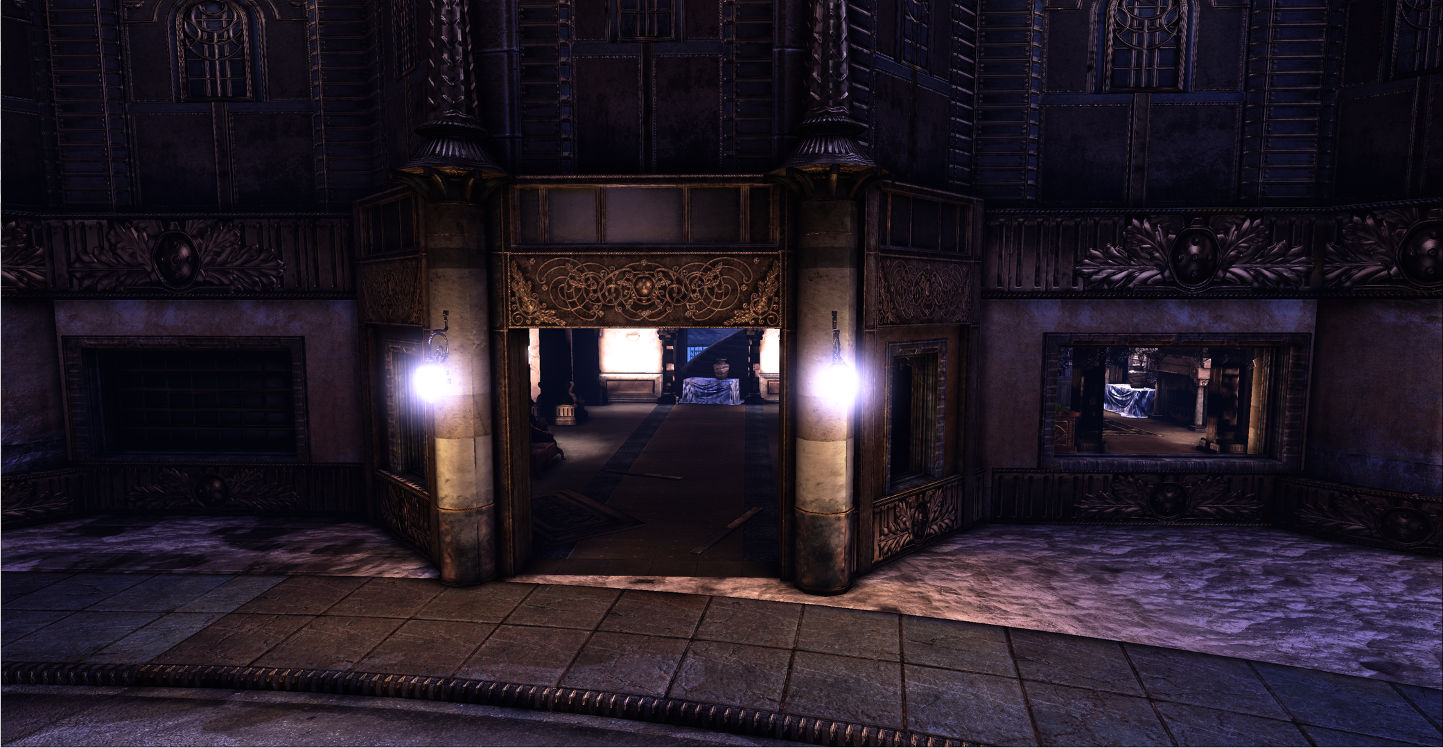 Exterior view of the second extended spawn area.