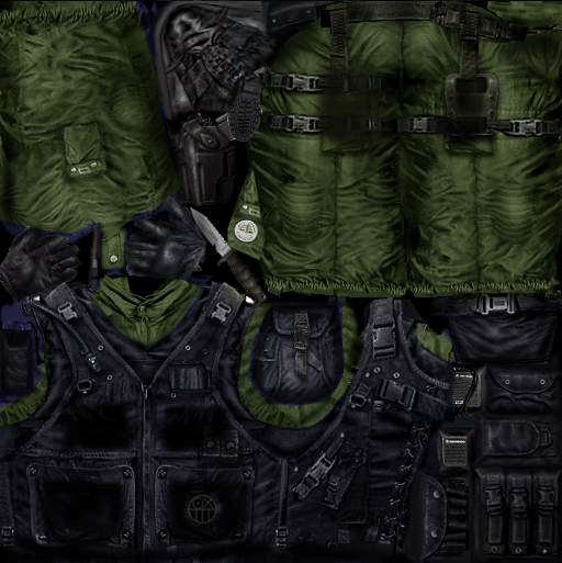 GIGN solid green body.