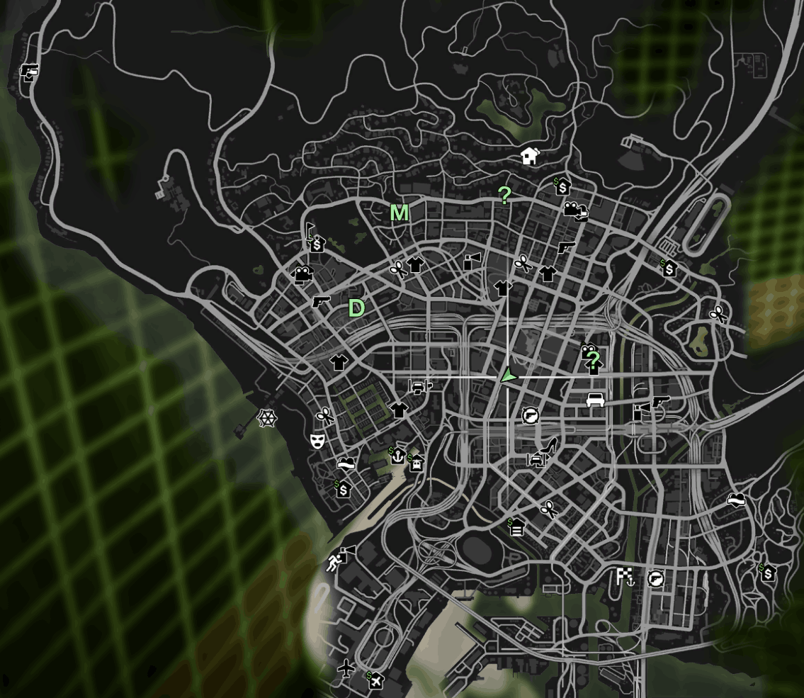 Location on the map.