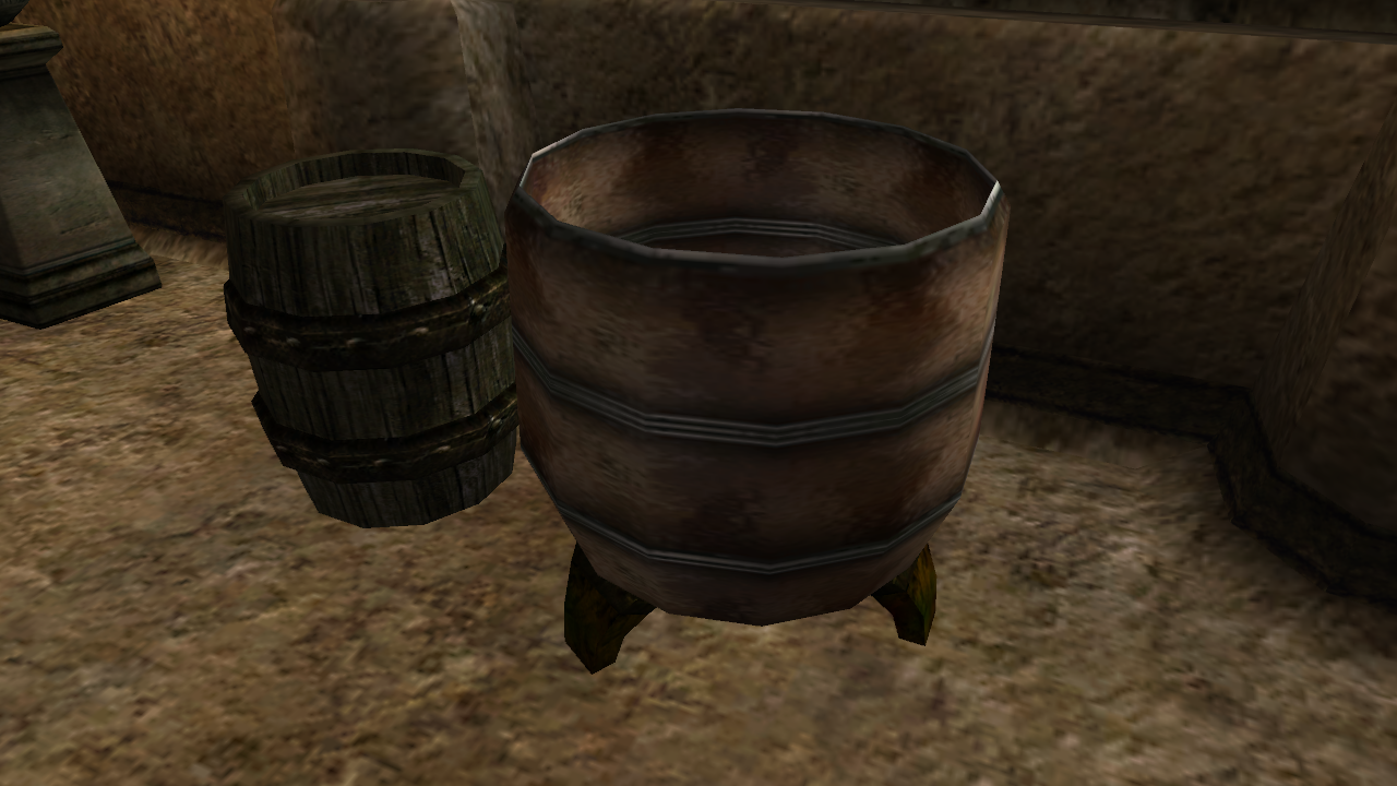 A barrel to set up stats. A barrel to set up stats.