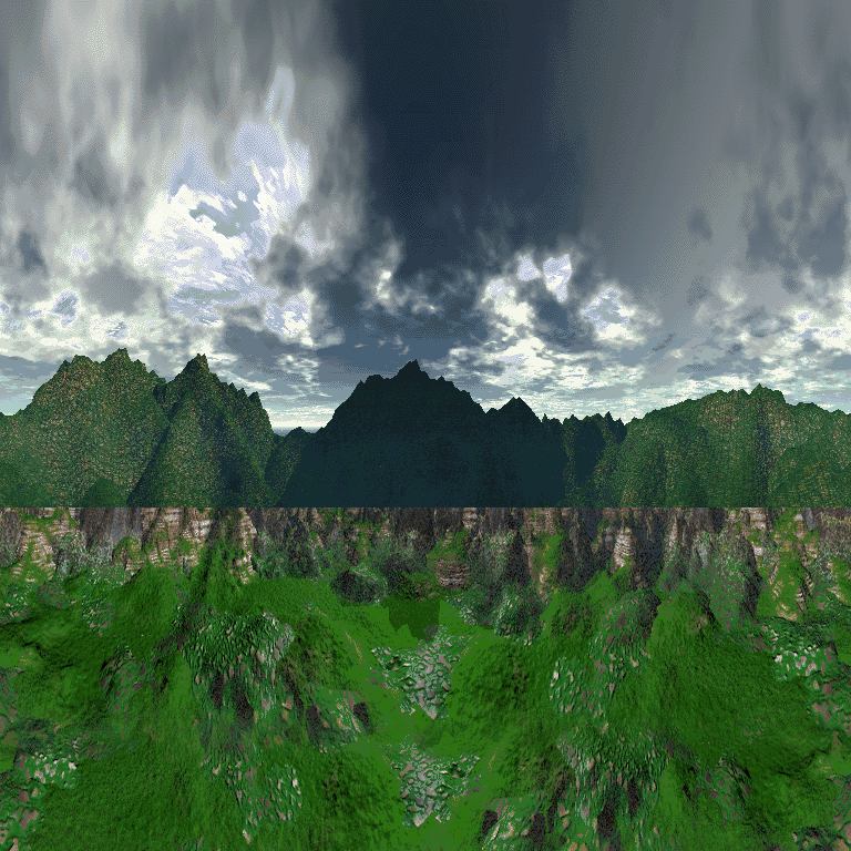 Overcast mountains. Overcast mountains.