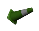 A green pylon icon from the TIR minigame.