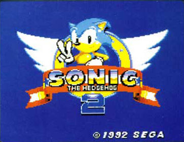 Early title screen that was used in the AutoDemo Prototype, however Sonic's sprite is a little to the left than seen in the prototype.