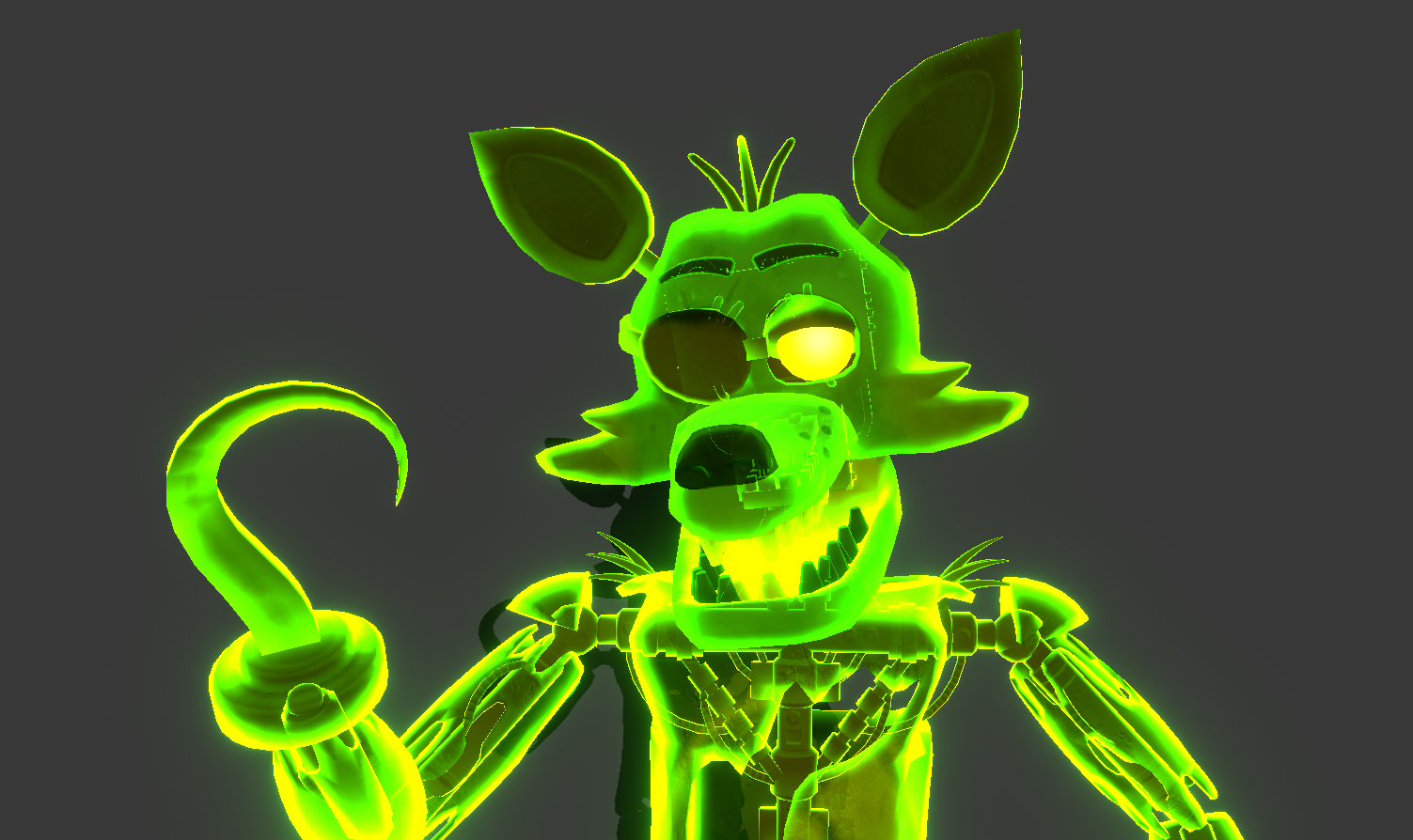 Foxy's Normal Mesh with Radioactive's Materials