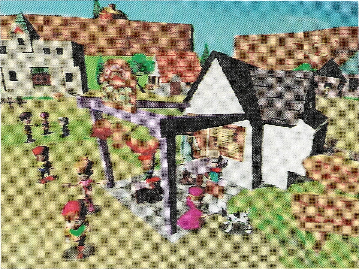 Lucas, the Ness lookalike, and other characters in Tazmily.