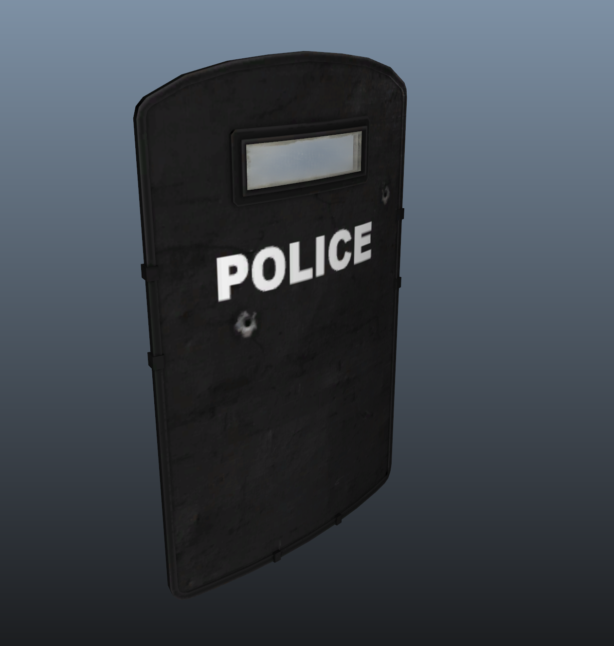 High quality model, using its high resolution texture.