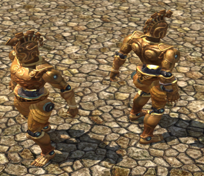 Unused Bronze Textured Talos in the Editor Unused Bronze Textured Talos in the Editor