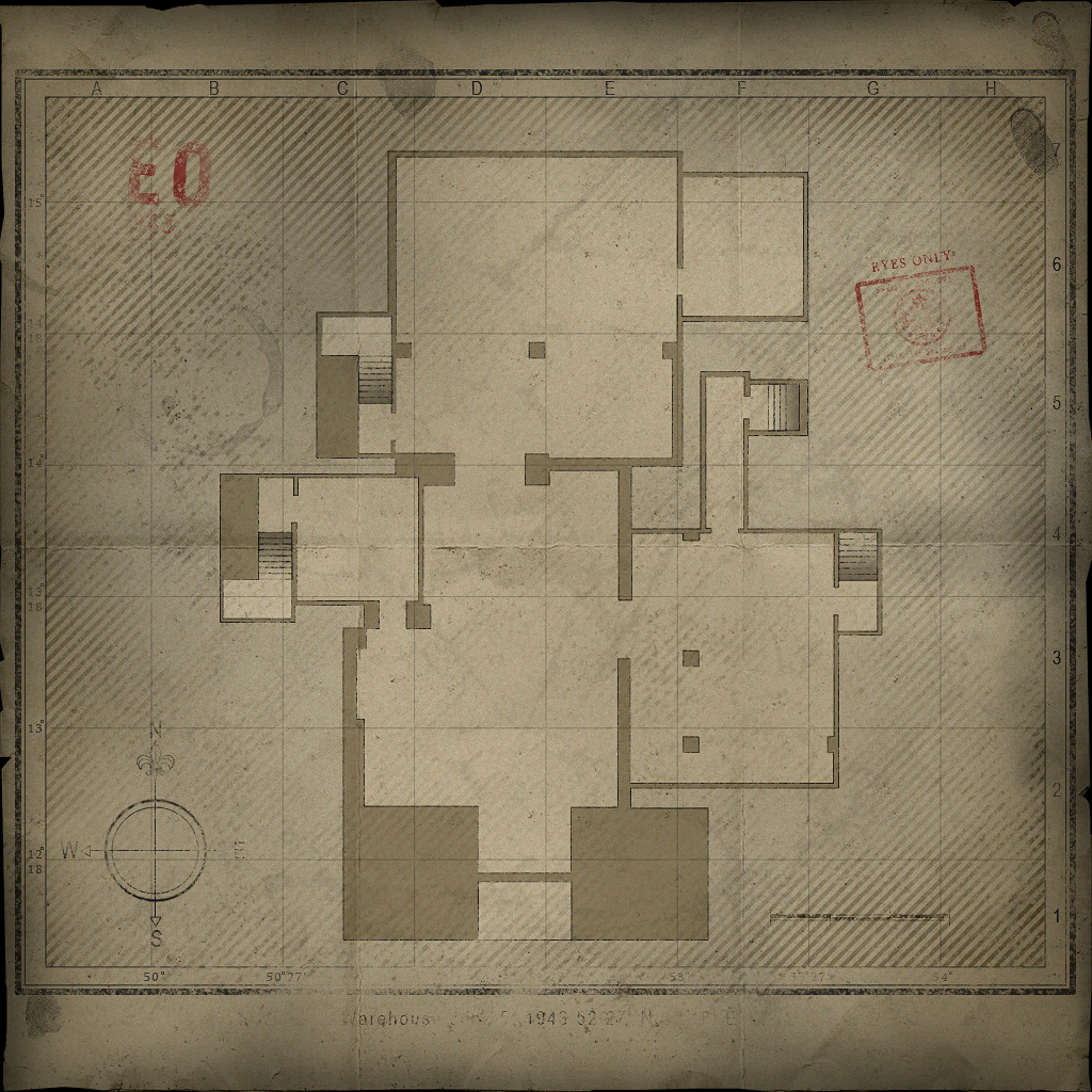 Warehouse map. Warehouse map.