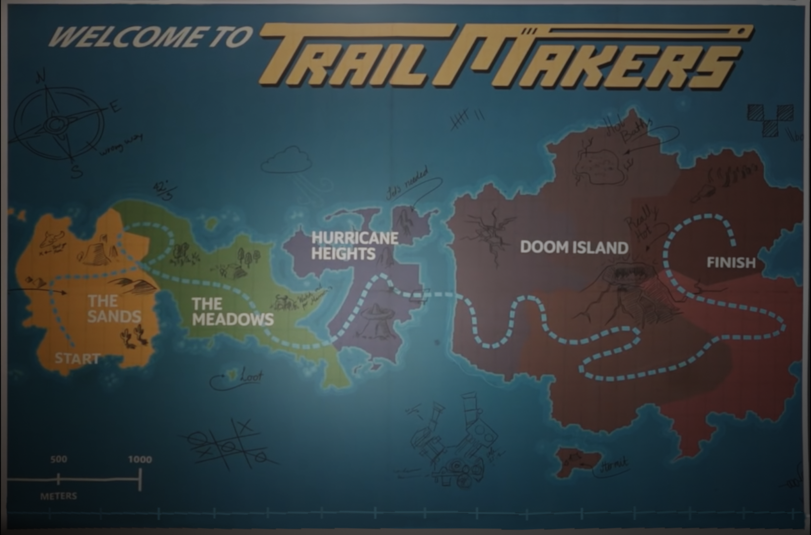 Map of the planned map, found in the Flashbulb Houdini Connect video. Map of the planned map, found in the Flashbulb Houdini Connect video.