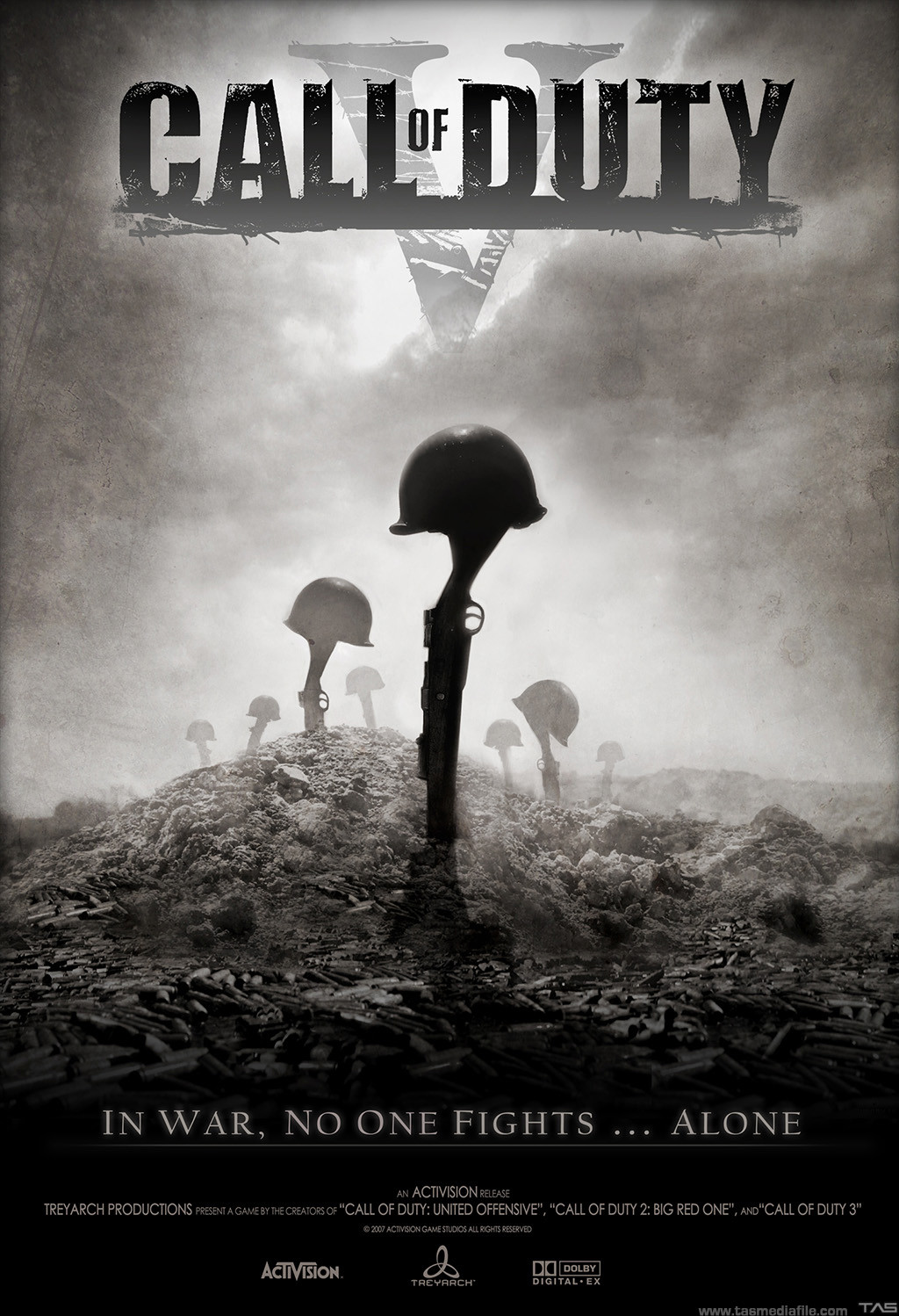 Key art concept, from when the game was known as "Call of Duty V".