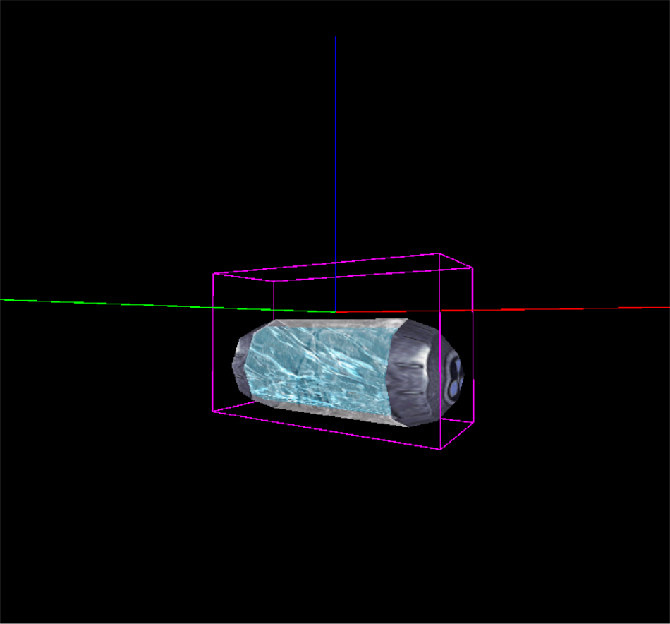 The Freeze Cannon's unused ammo mesh, with a different design when compared with the viewmodel for the weapon.