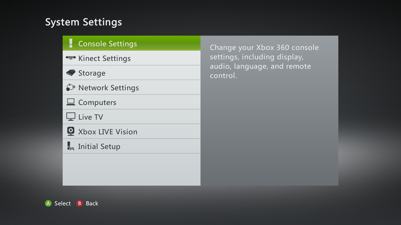 System Settings System Settings
