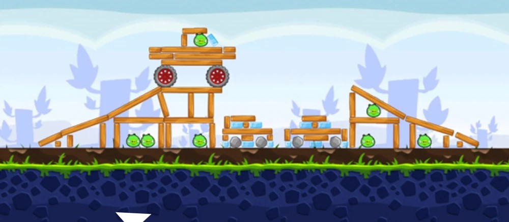 An image on the Rovio Museum website is of 7-3 of Danger Above but with Poached Eggs’s first theme.