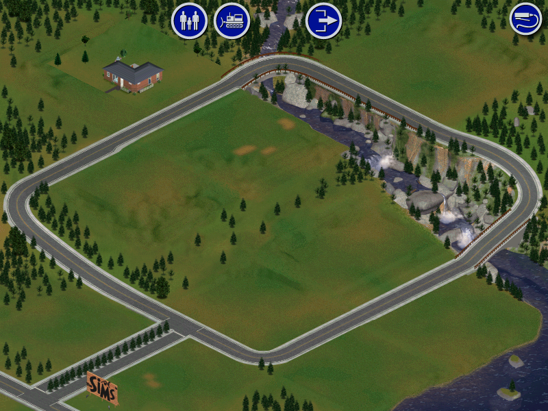 The aforementioned household's coordinates manually tweaked to (200,100)