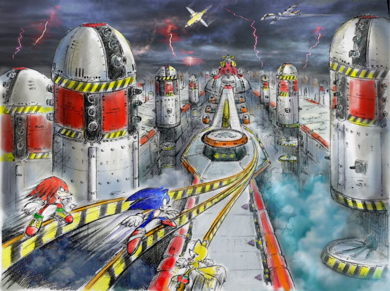 Concept art for Egg Fleet.