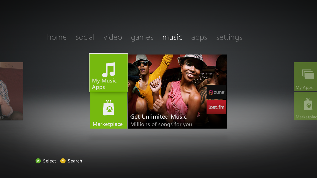 Dashboard (Music Tab) Dashboard (Music Tab)