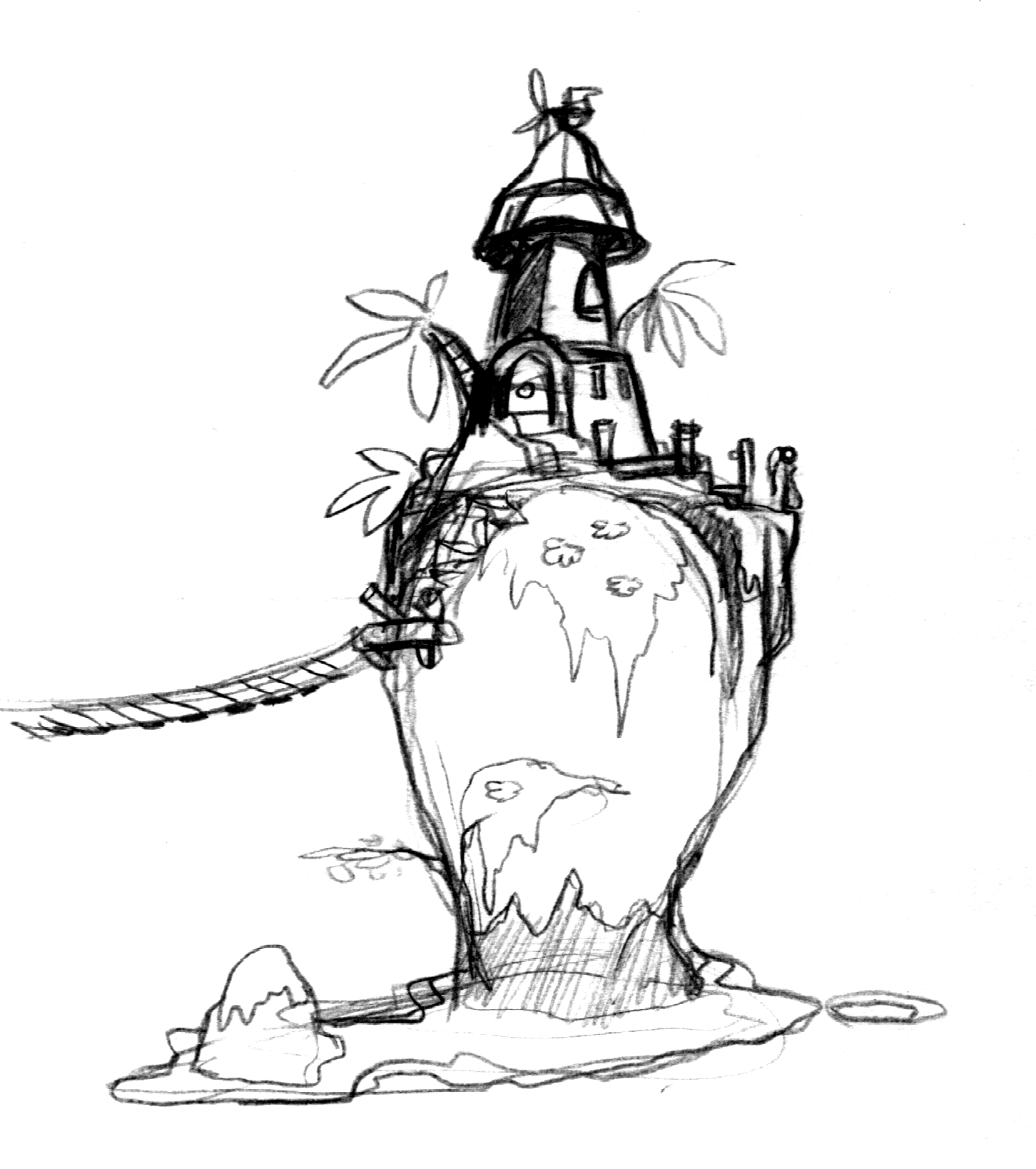 Concept of Shantae's house Concept of Shantae's house
