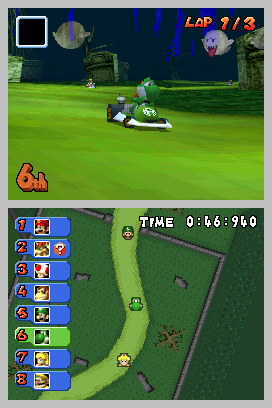 Luigi's Mansion; note the map still uses its early design from late 2004, but with different sprites for trees and tombstones. Luigi's Mansion; note the map still uses its early design from late 2004, but with different sprites for trees and tombstones.