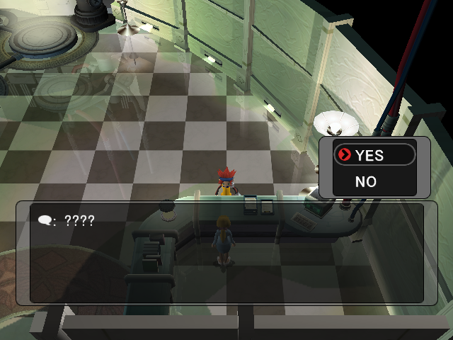 The message displayed after selecting a Battle CD. The message displayed after selecting a Battle CD.