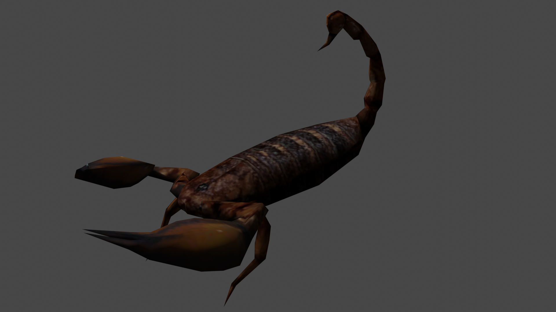 Render of the scorpion body.