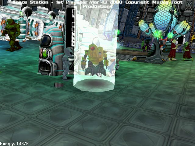 Presumably this is the teleport effect for moving objects around on display here, showing it was different at this early stage Presumably this is the teleport effect for moving objects around on display here, showing it was different at this early stage
