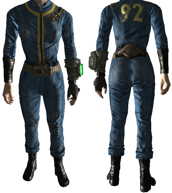 Vault 92 suit, female Vault 92 suit, female