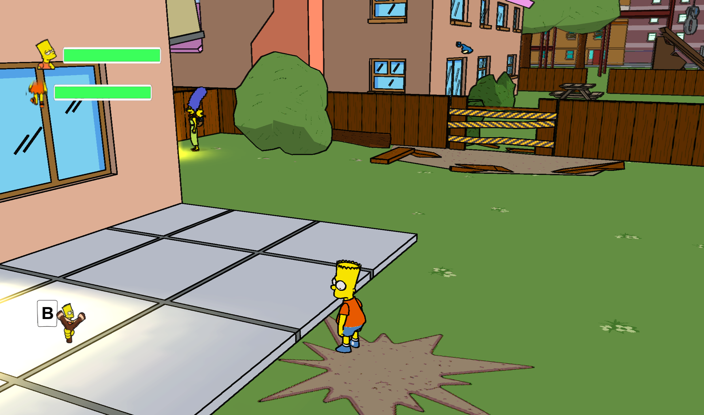 SimpsonsGameWii-GARDEN-HOUSE01.png