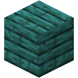 An isometric render of warped planks in 20w06a.