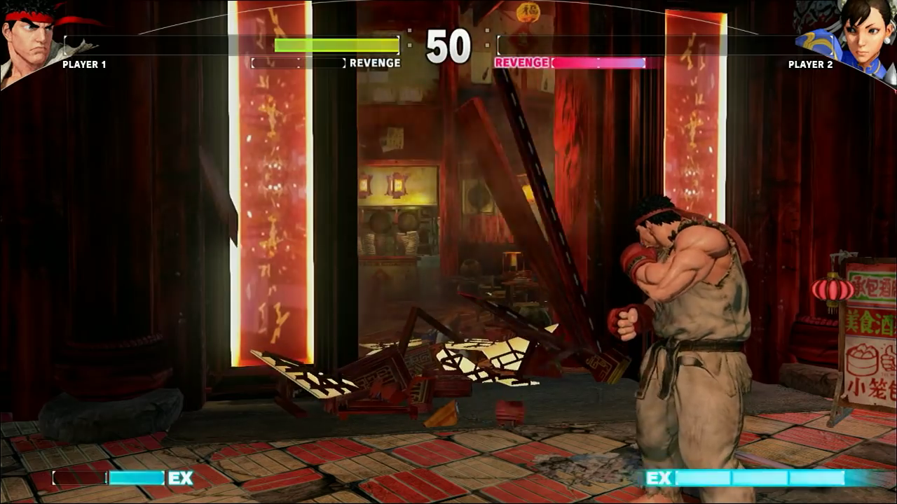 In the December 2014 prototype, the camera rotated behind the character...