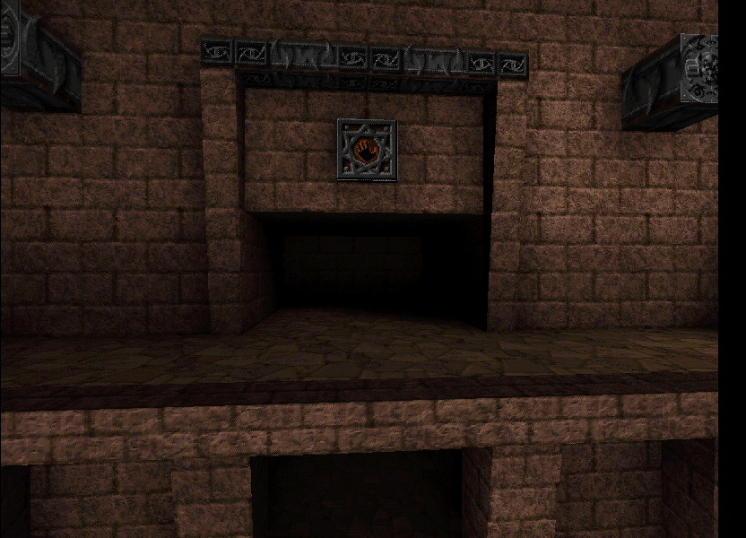 Another view of the ledge the player spawns on. Another view of the ledge the player spawns on.