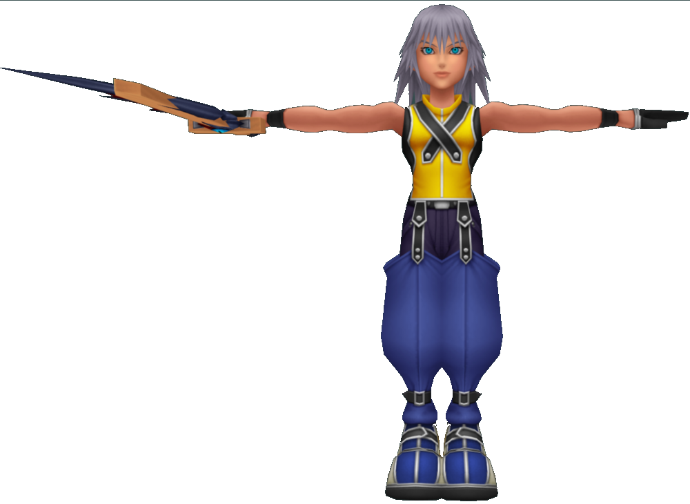Found in H01JB.pmo. Seemingly, the model is from the original Kingdom Hearts as he is wielding a wooden sword.