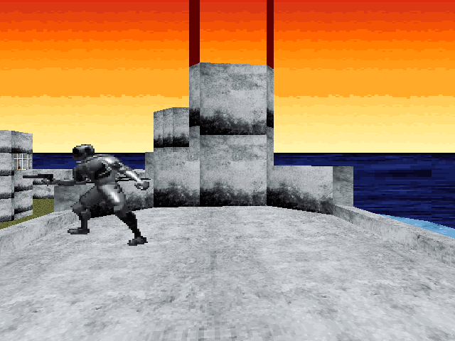 Right tower destroyed. Right tower destroyed.