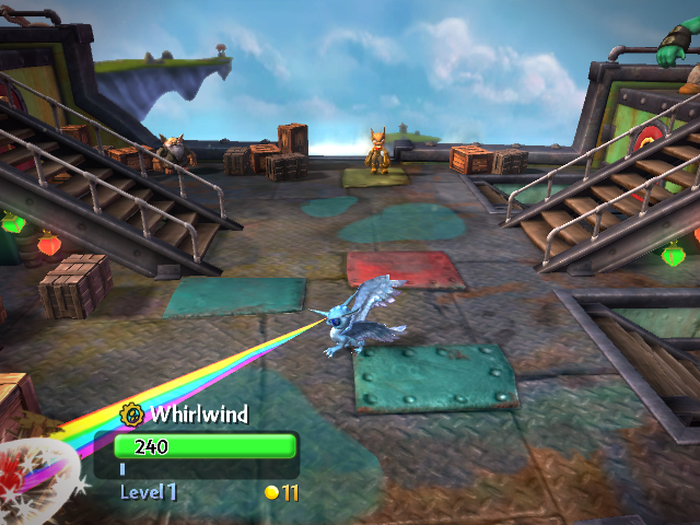 Rainbow beam attack (target)