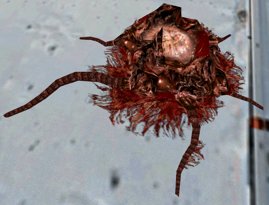 A destroyed Eggpod. A destroyed Eggpod.