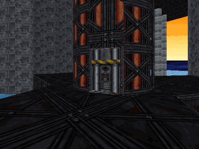 The lower part's elevator. The lower part's elevator.