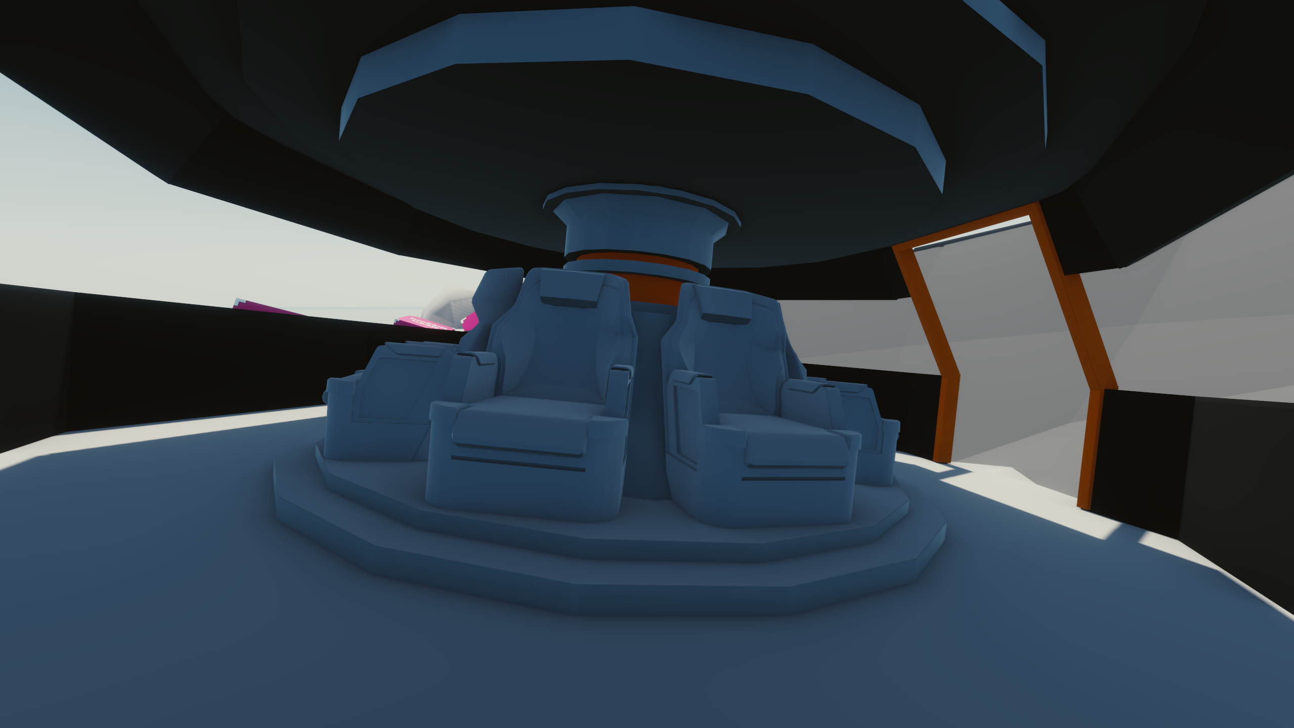 The pillar behind the seats is named “ai”, suggesting it housed an onboard artificial intelligence. The pillar behind the seats is named “ai”, suggesting it housed an onboard artificial intelligence.