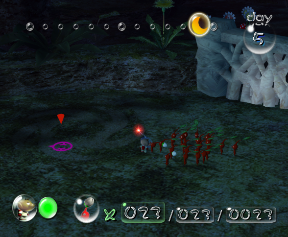 Pikmin, at night!